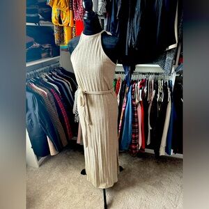 Anthropologie (Amadi) Sleeveless Cotton Blend Dress Size Small; NWT